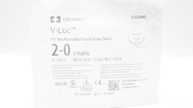 Covidien VLOCN0605 2-0 V-Loc Wound Closure Device V-20 Taper 1/2 26mm 6inch (x)